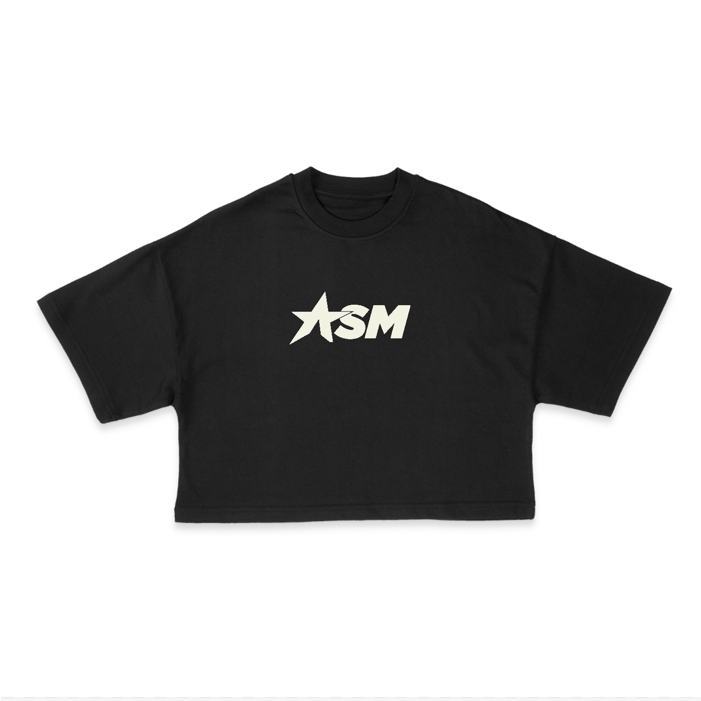 ASM Crop Tee - Black