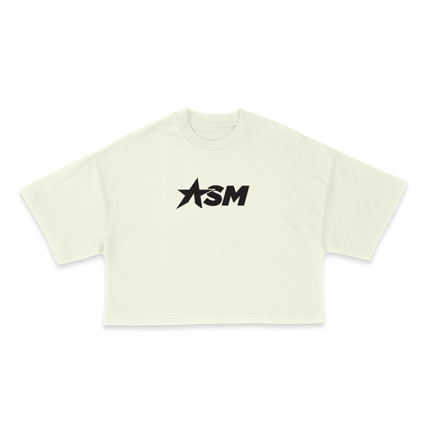 ASM Crop Tee - Cream