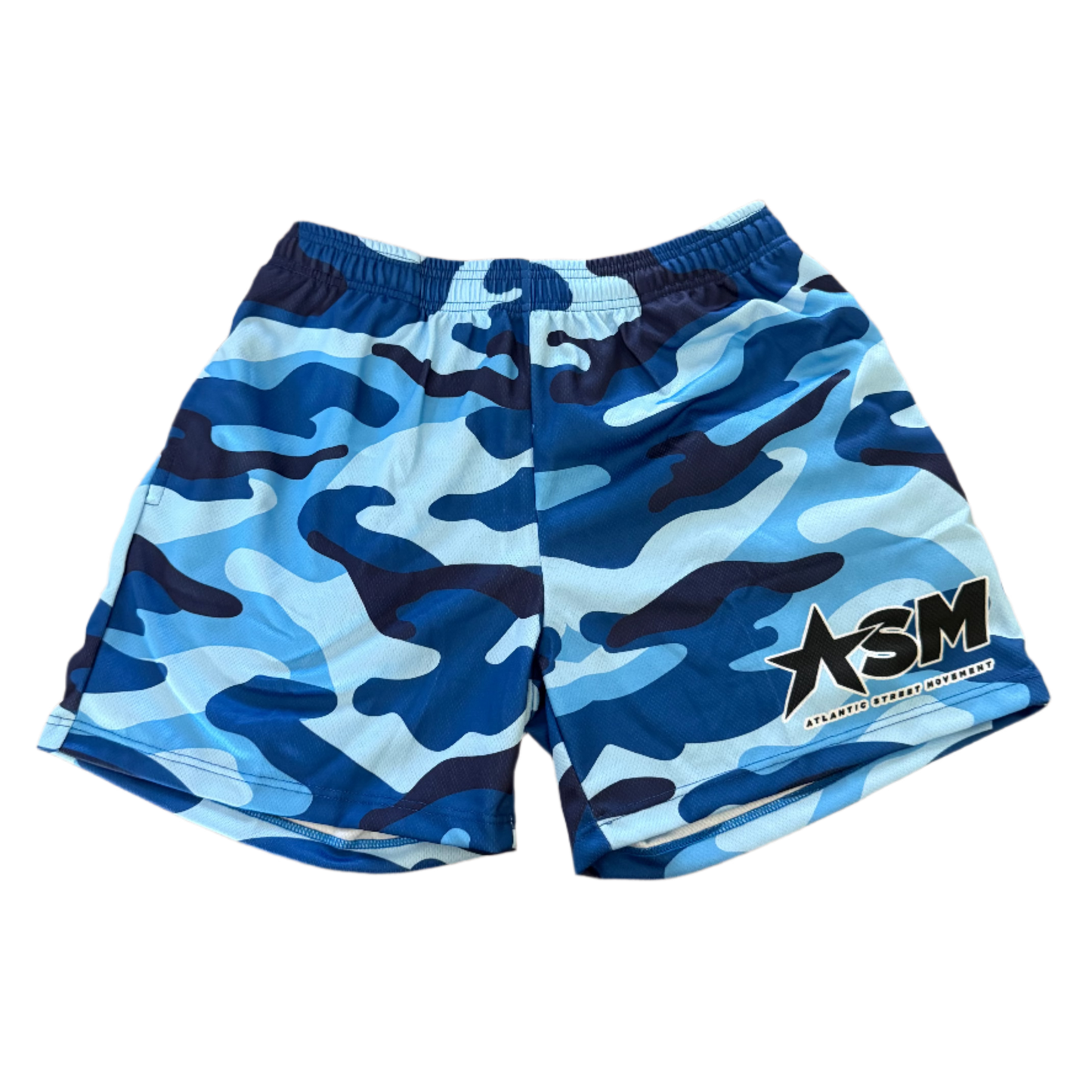 Blue Camo Hucci Shorts