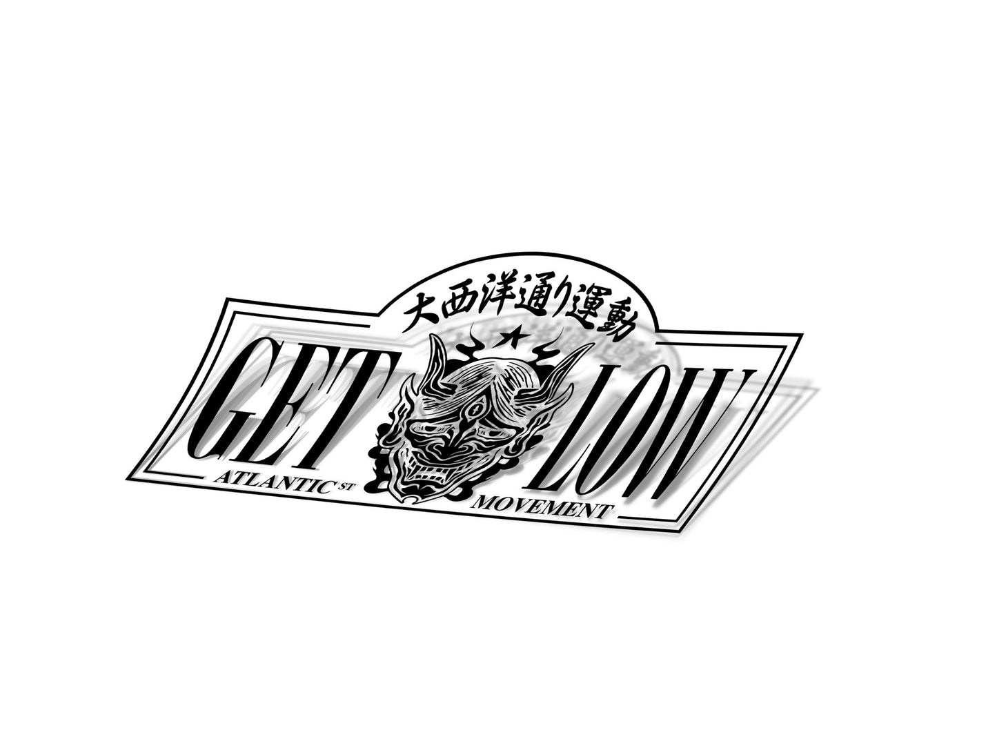 Get Low Hannya Tombstone Banner - Atlantic Street Movement