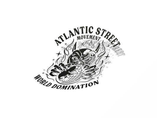 WORLD DOMINATION BANNER - Atlantic Street Movement