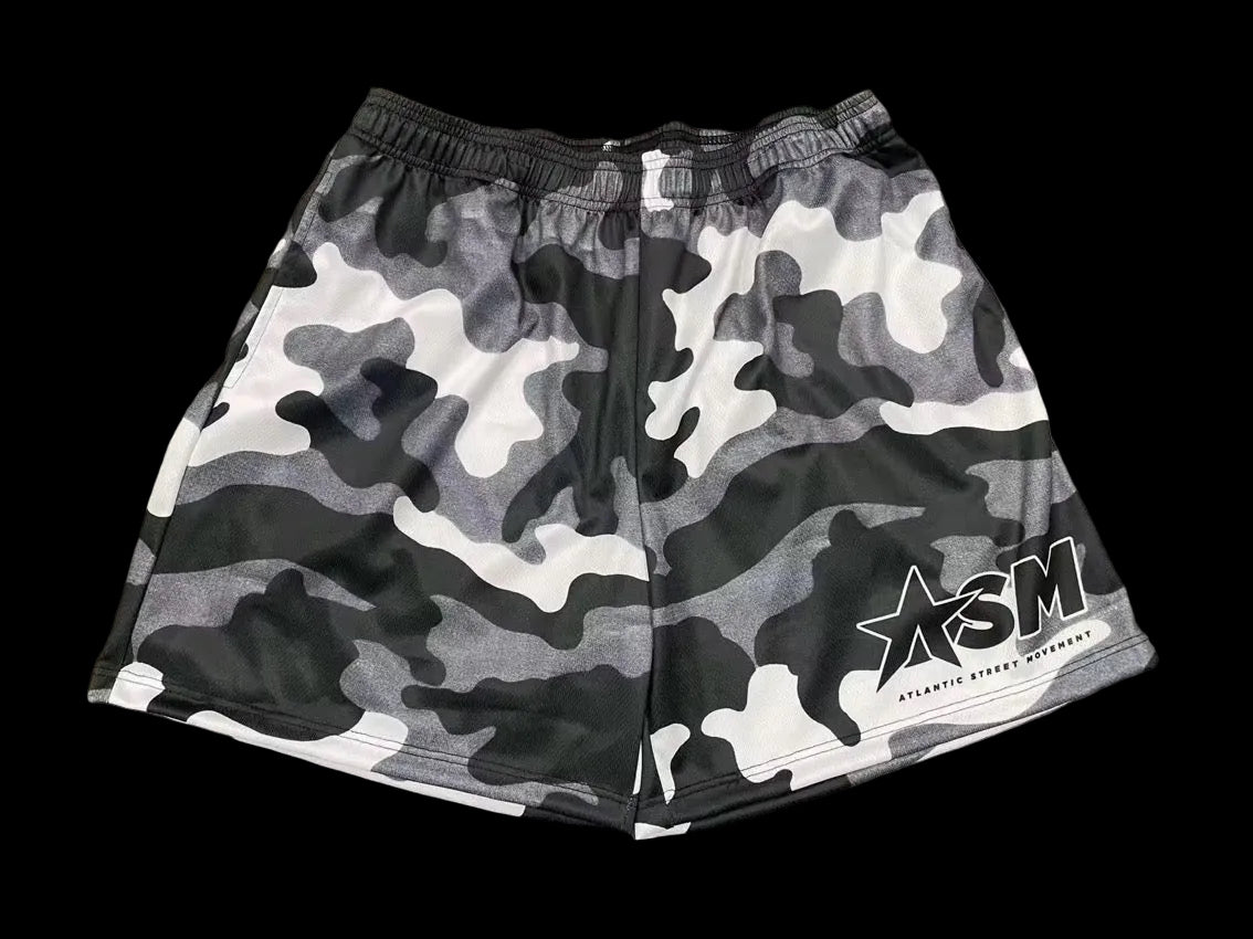 Black Camo Hucci Shorts