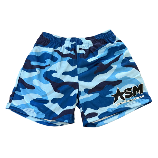 Blue Camo Hucci Shorts