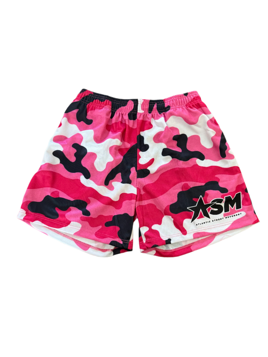 Pink Camo Hucci Shorts